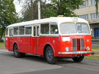Autobus Škoda 706 RO vůz č. 80