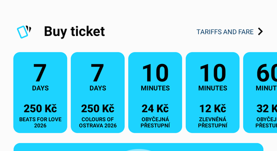 Festival ticket in the MojeDPO app