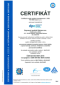 Certifikát pro systém managementu dle EN ISO 9001:2016