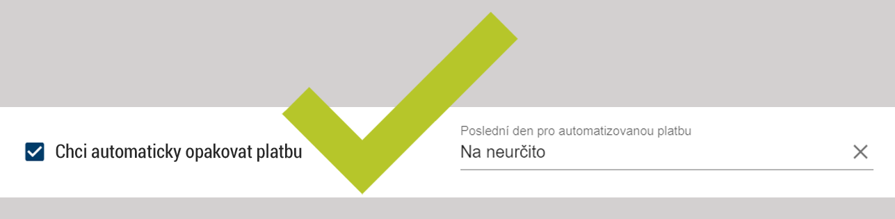 Automatická platba