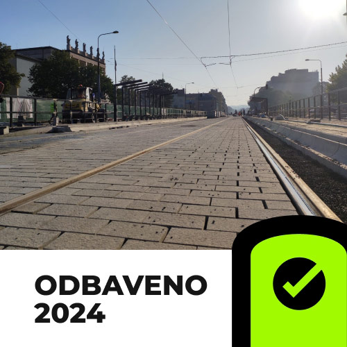 Modernizace trati na ulici 28. října
